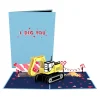 Kids Lovepop Greeting Cards|Anniversary|I Dig You Pop-Up Card