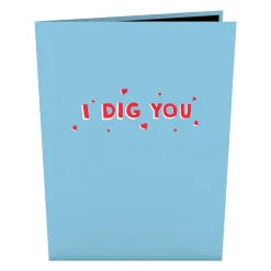 Kids Lovepop Greeting Cards|Anniversary|I Dig You Pop-Up Card