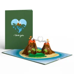 Kids Lovepop Greeting Cards|Anniversary|I Lava You Pop-Up Card