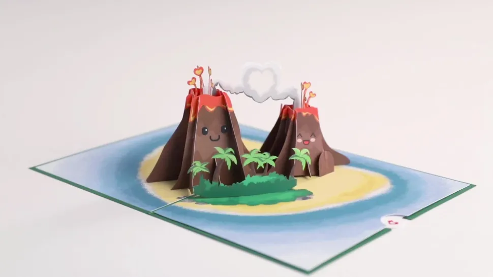 Kids Lovepop Greeting Cards|Anniversary|I Lava You Pop-Up Card