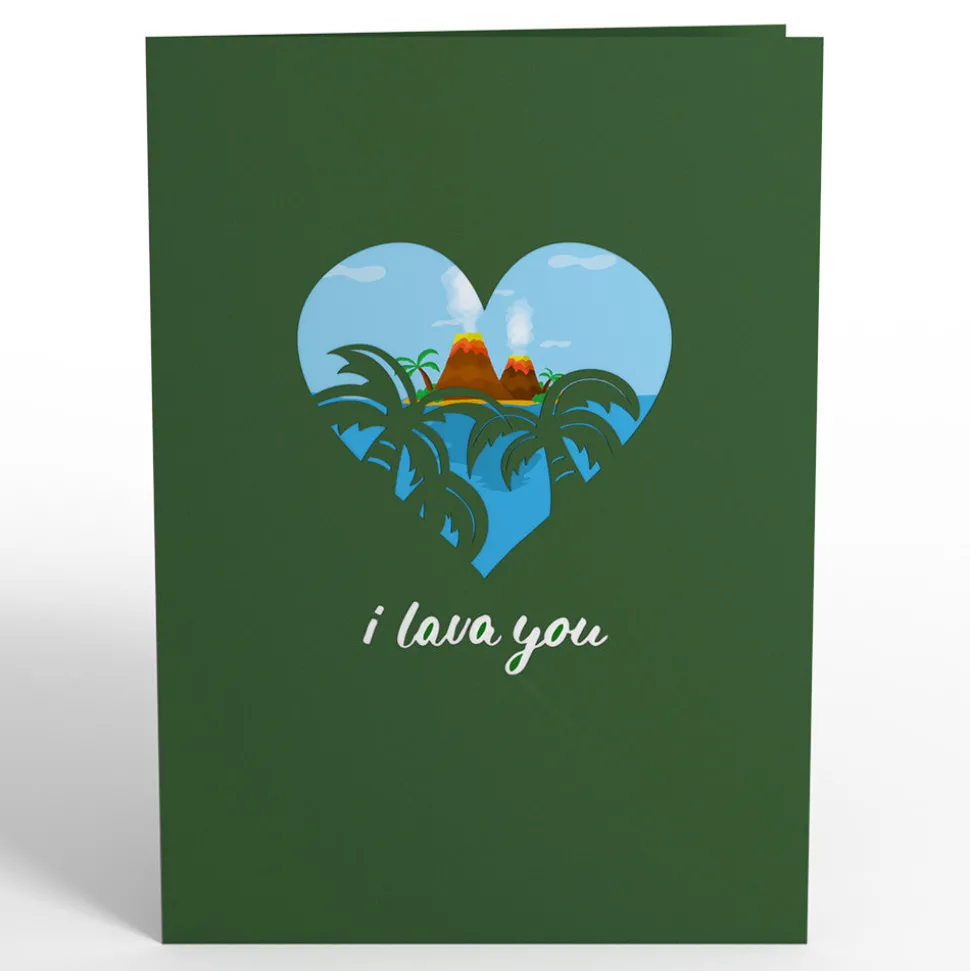 Kids Lovepop Greeting Cards|Anniversary|I Lava You Pop-Up Card