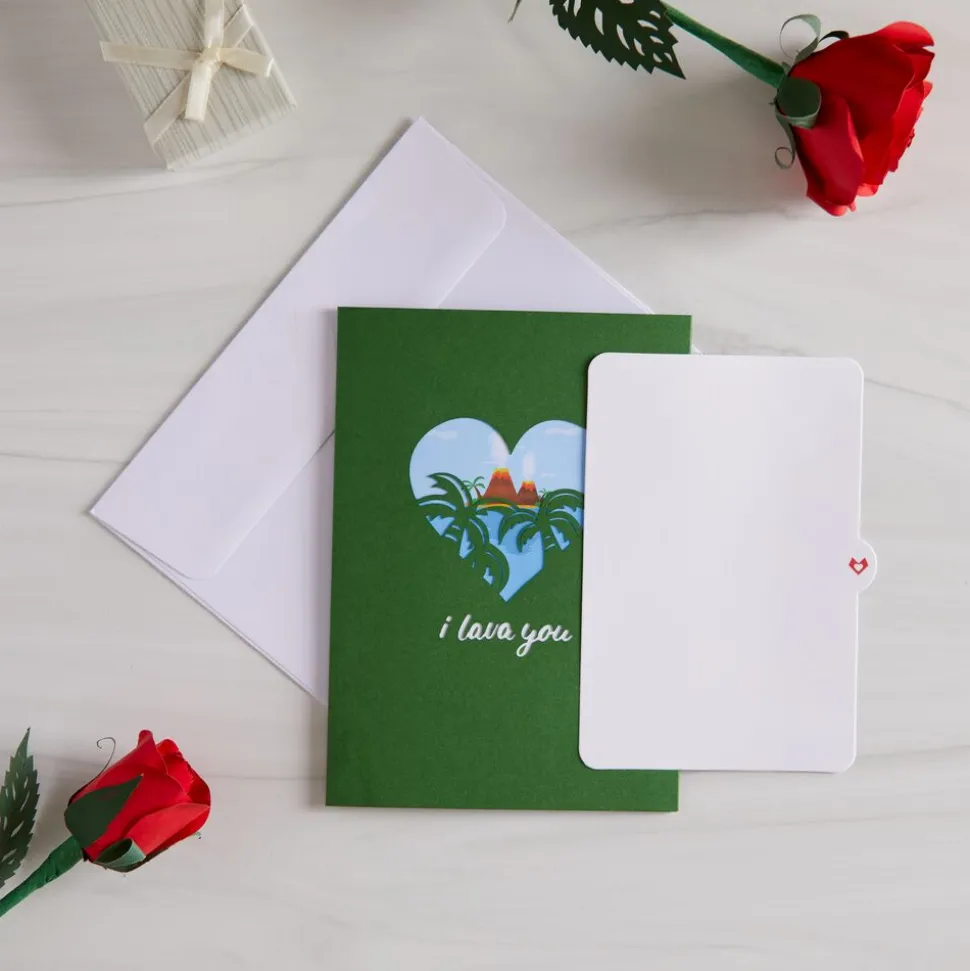 Kids Lovepop Greeting Cards|Anniversary|I Lava You Pop-Up Card