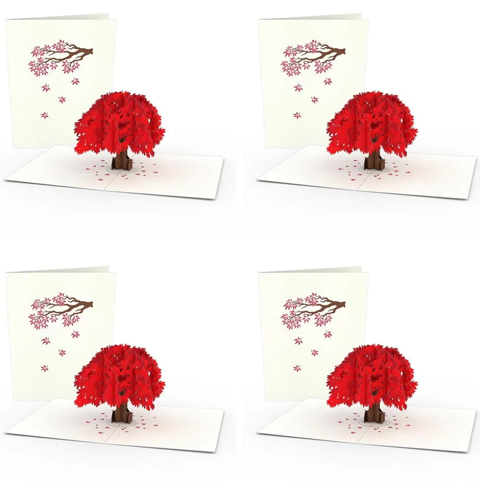 Lovepop Notecards|Just Because|Japanese Maple Notecards (4-Pack)