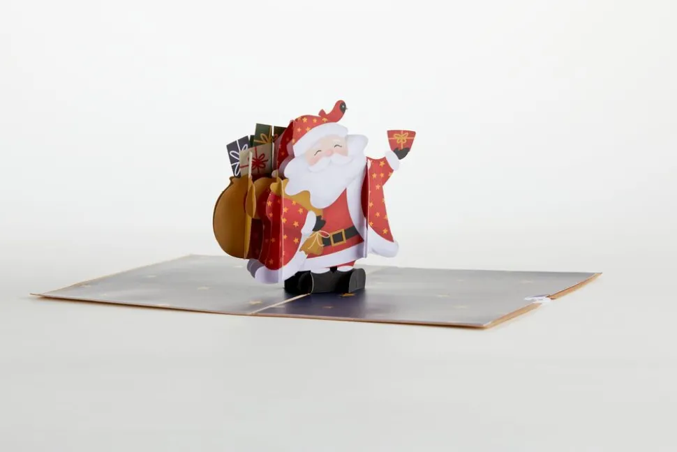 Lovepop Greeting Cards|Christmas 12/25|Jolly Holiday Santa Pop-Up Card