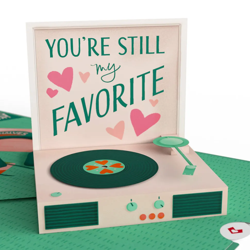 Lovepop Greeting Cards|Anniversary|Just for the Record Anniversary Pop-Up Card