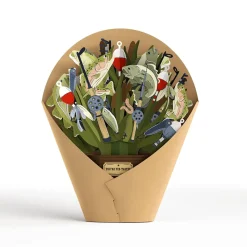 Lovepop Card & Gift Bundles|Decor|Kick-Bass Dad Father's Day Pop-Up Card & Bouquet Bundle