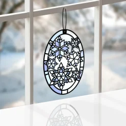 Lovepop Suncatcher Cards|Decor|Let It Snow Snowflakes Suncatcher Card