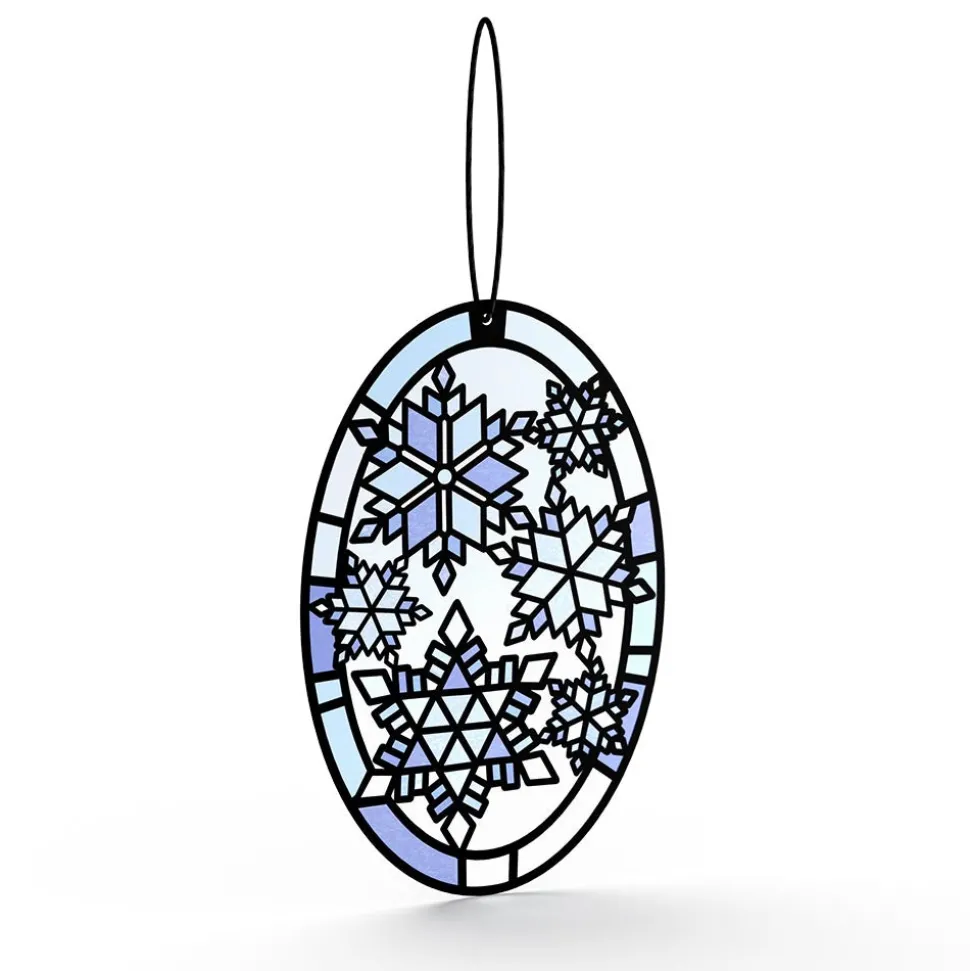 Lovepop Suncatcher Cards|Decor|Let It Snow Snowflakes Suncatcher Card