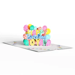 Lovepop Greeting Cards|Birthday|Let's Celebrate Birthday Pop-Up Card