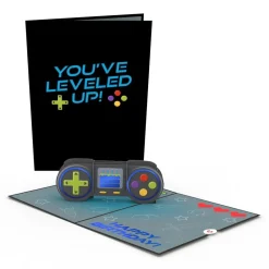 Kids Lovepop Greeting Cards|Birthday|Leveled Up Gamer Birthday Pop-Up Card