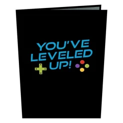 Kids Lovepop Greeting Cards|Birthday|Leveled Up Gamer Birthday Pop-Up Card