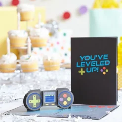 Kids Lovepop Greeting Cards|Birthday|Leveled Up Gamer Birthday Pop-Up Card