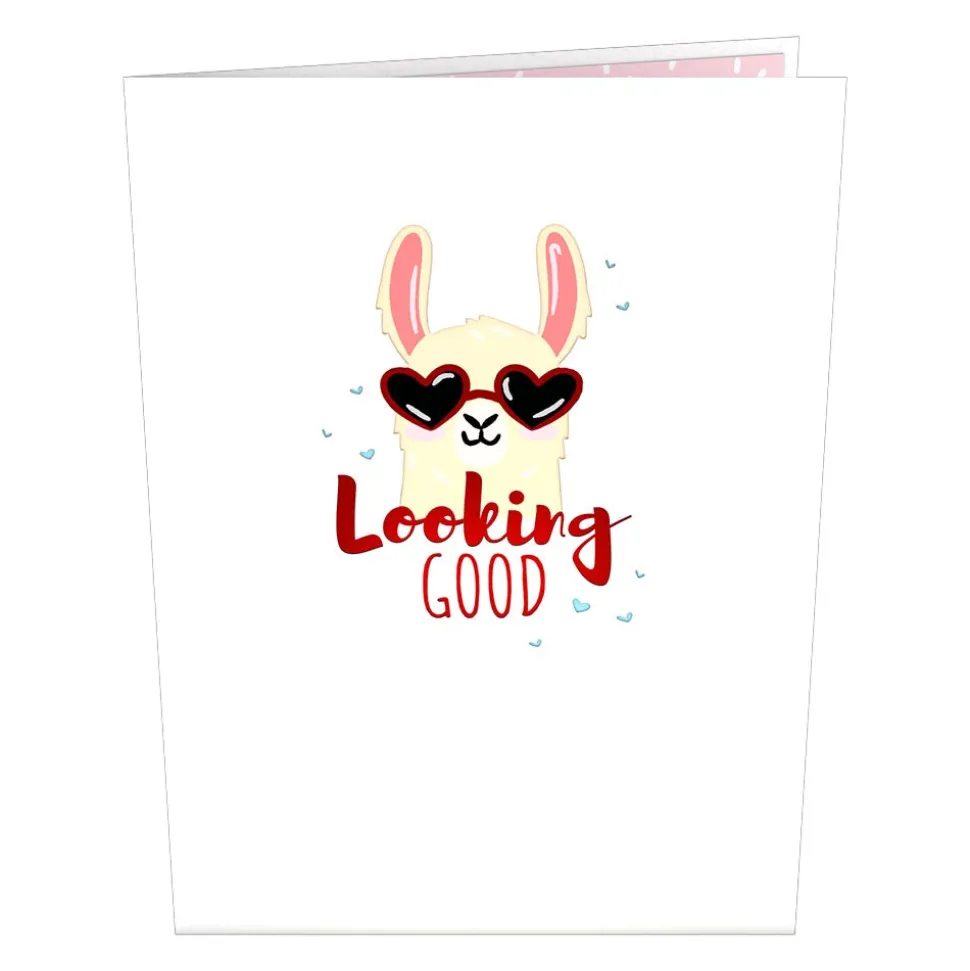 Kids Lovepop Greeting Cards|Anniversary|Looking Good Llama Pop-Up Card