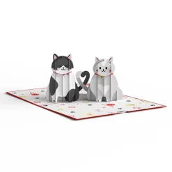 Lovepop Greeting Cards|Anniversary|Love Cats Pop-Up Card