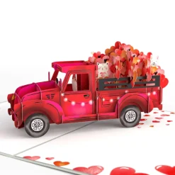 Kids Lovepop Valentine'S Day 2/14|Kids|Love Delivery Truck Pop-Up Card