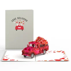 Kids Lovepop Valentine'S Day 2/14|Kids|Love Delivery Truck Pop-Up Card
