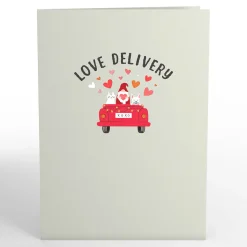 Kids Lovepop Valentine'S Day 2/14|Kids|Love Delivery Truck Pop-Up Card