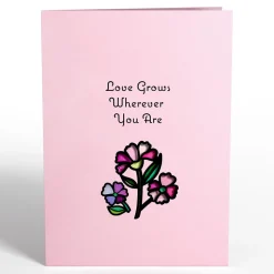 Lovepop Suncatcher Cards|Valentine'S Day 2/14|Love Grows Heart Suncatcher Card
