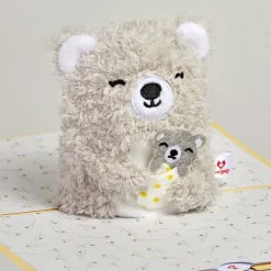 Lovepop Plushpop|Birthday|Love You Most' Mama Bear Plushpop Card