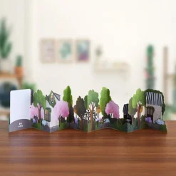 Lovepop Decor|Anniversary|Loving You is a Walk in the Park Loooooong Card™ (Expands to 2 feet)