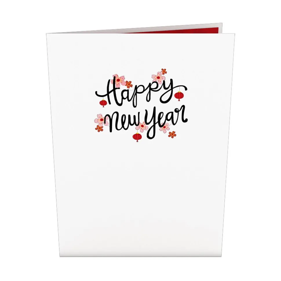 Lovepop Greeting Cards|Lunar New Year 1/29|Lunar New Year Cherry Blossom Pop-Up Card