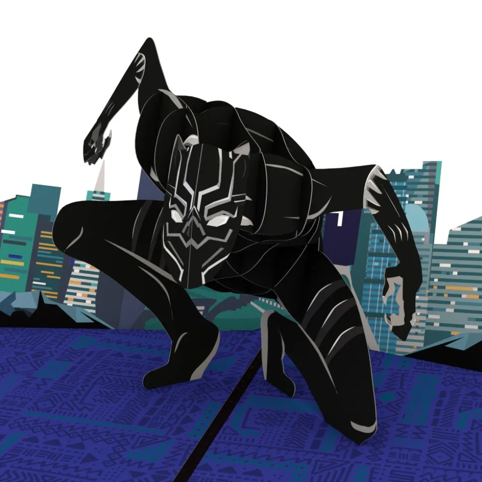 Kids Lovepop Birthday|Father'S Day 6/15|Marvel Black Panther Pop-Up Card