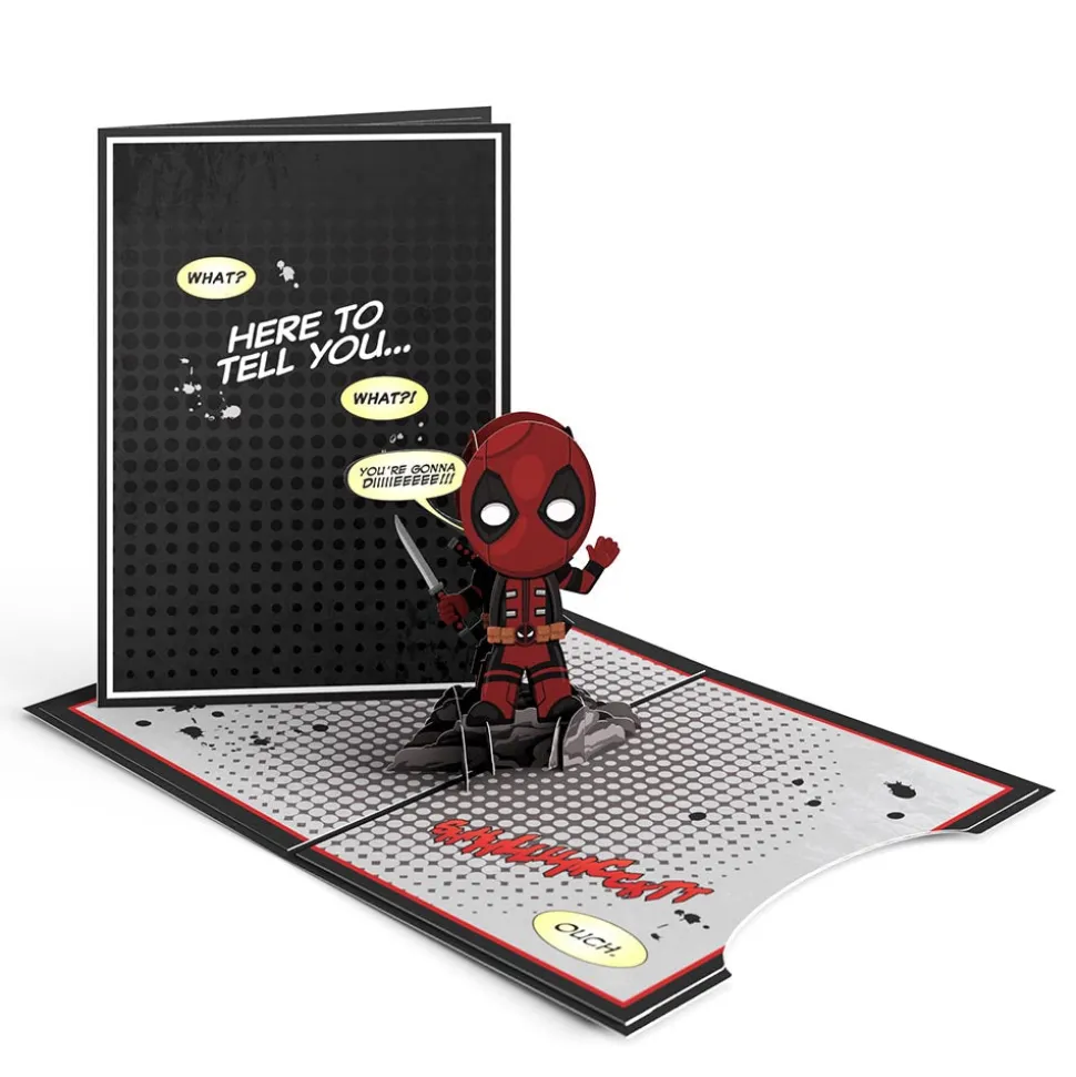 Lovepop Birthday|Him|Marvel Deadpool Birthday 4-in-1 Nesting Card