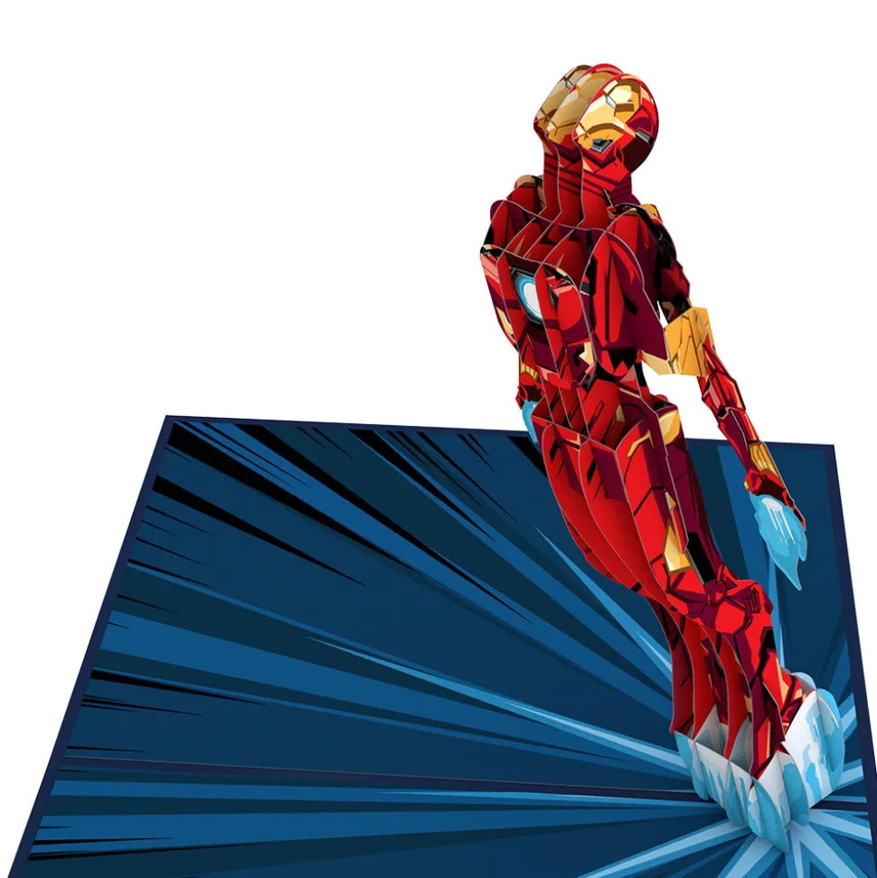 Kids Lovepop Anniversary|Valentine'S Day 2/14|Marvel Iron Man I Love You 3000 Pop-Up Card