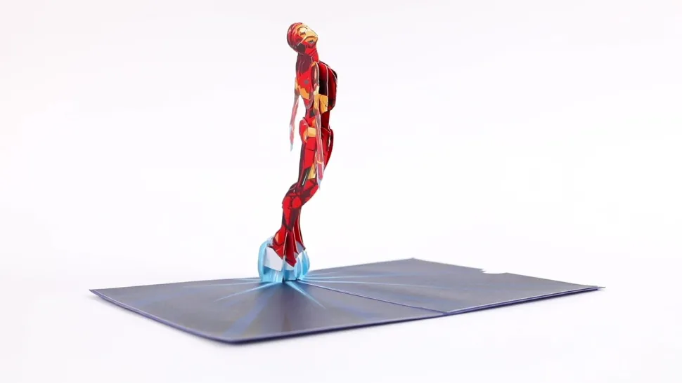 Kids Lovepop Anniversary|Valentine'S Day 2/14|Marvel Iron Man I Love You 3000 Pop-Up Card
