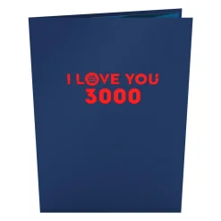 Kids Lovepop Anniversary|Valentine'S Day 2/14|Marvel Iron Man I Love You 3000 Pop-Up Card