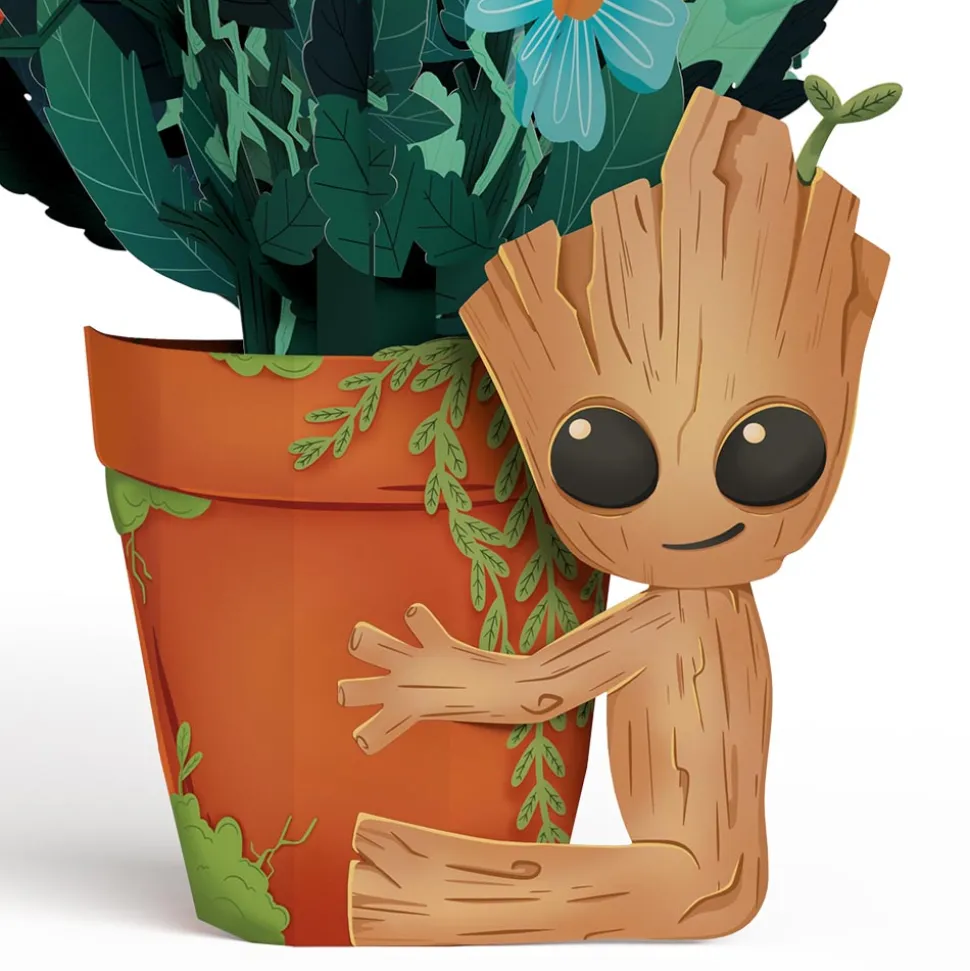 Lovepop Pop-Up Bouquets|Flower Buds|Marvel's Guardians of the Galaxy Groot Flower Buds Bouquet