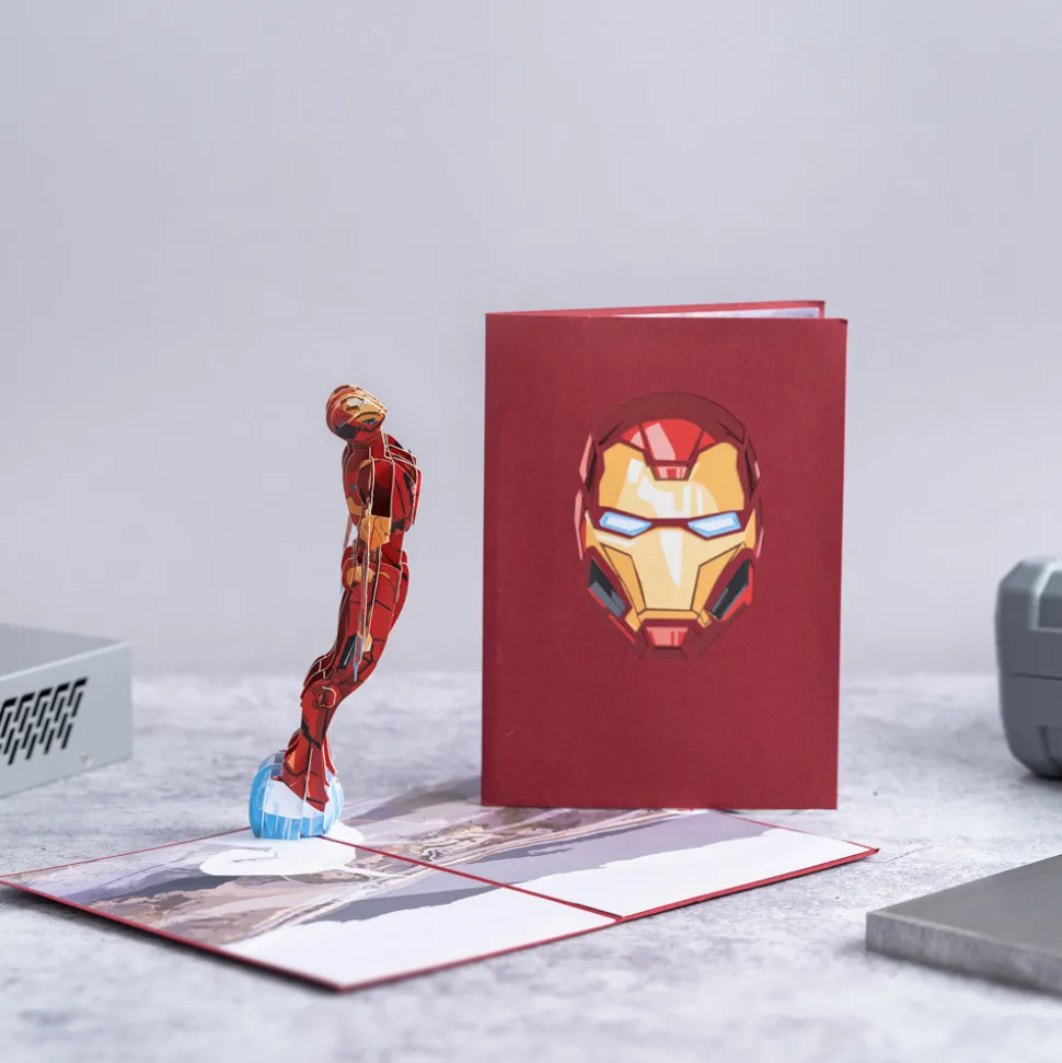 Kids Lovepop Greeting Cards|Birthday|Marvel's Iron Man Pop-Up Card