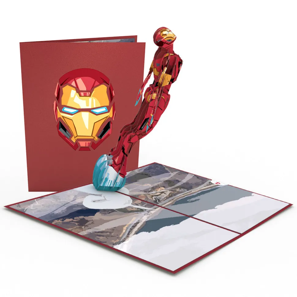 Kids Lovepop Greeting Cards|Birthday|Marvel's Iron Man Pop-Up Card
