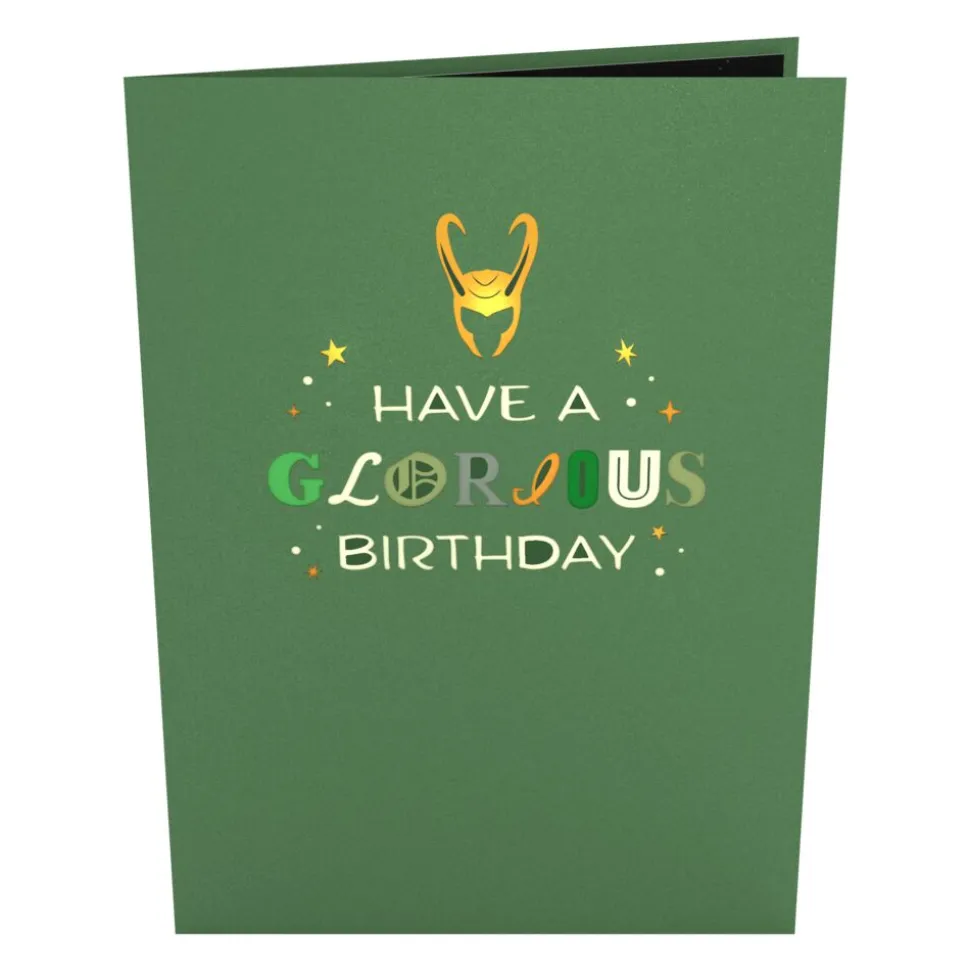 Kids Lovepop Birthday|Kids|Marvel's Loki Glorious Birthday Pop-Up Card