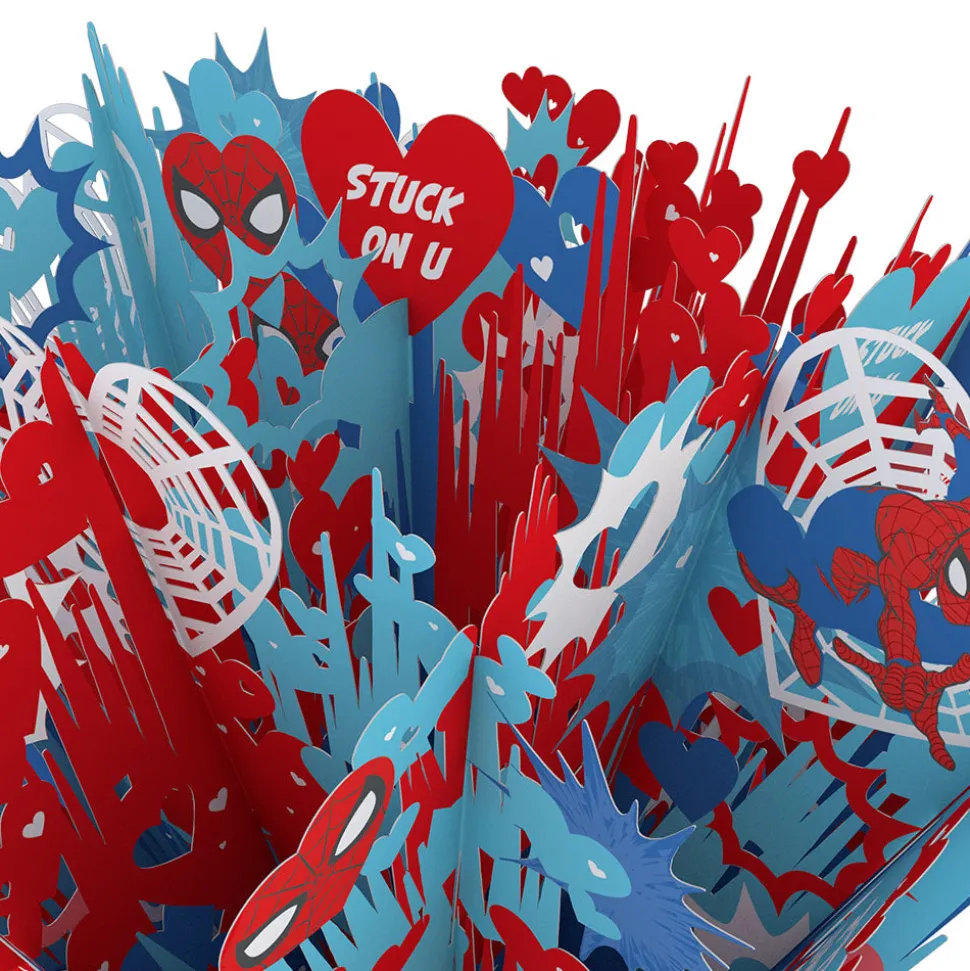 Lovepop Pop-Up Bouquets|Card & Gift Bundles|Marvel's Spider-Man Amazing Valentine Bundle
