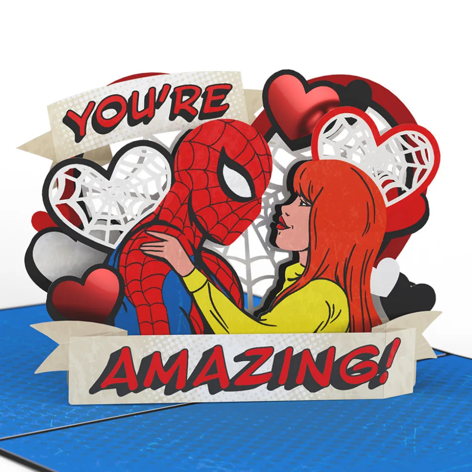 Kids Lovepop Valentine'S Day 2/14|Kids|Marvel's Spider-Man Stuck on You Pop-Up Card