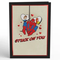 Kids Lovepop Valentine'S Day 2/14|Kids|Marvel's Spider-Man Stuck on You Pop-Up Card