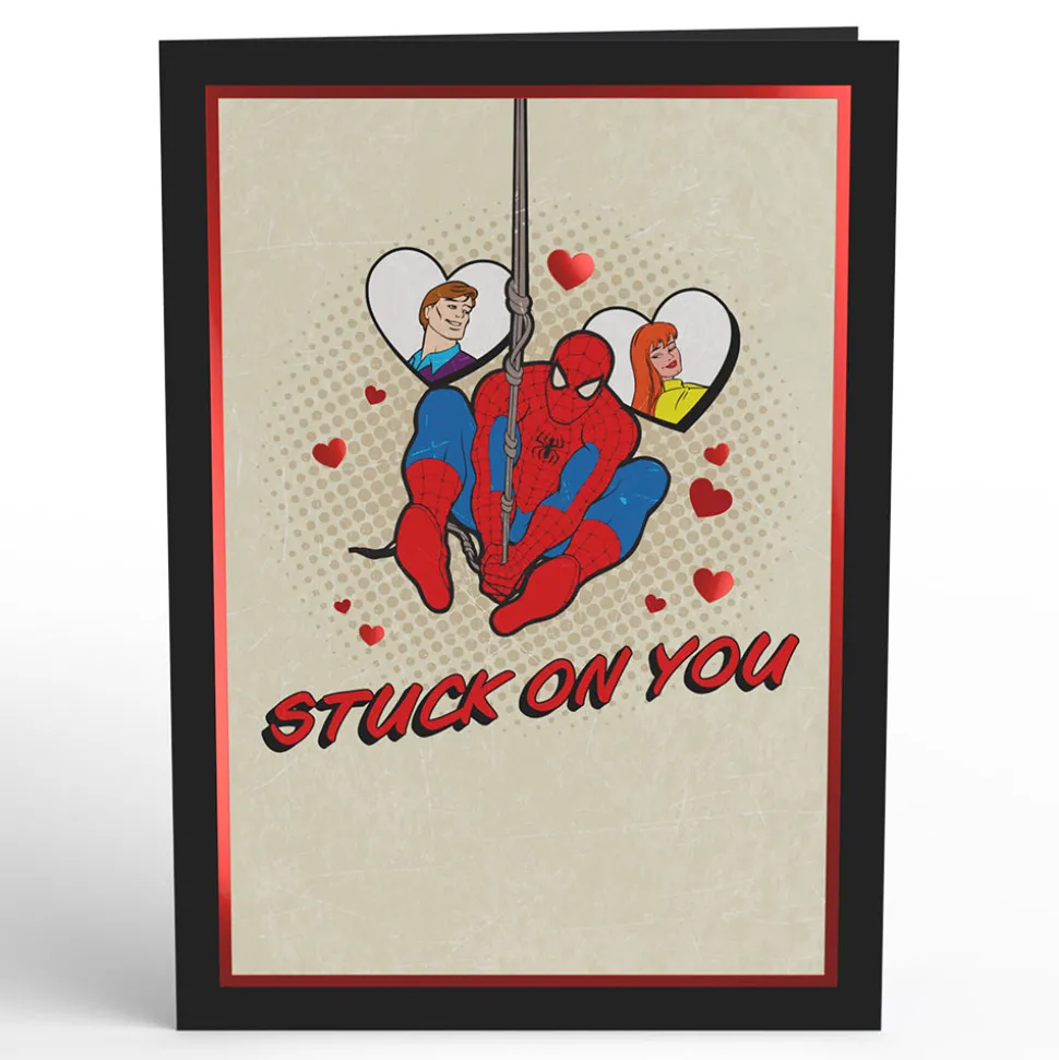 Kids Lovepop Valentine'S Day 2/14|Kids|Marvel's Spider-Man Stuck on You Pop-Up Card