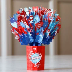 Lovepop Pop-Up Bouquets|Valentine'S Day 2/14|Marvel's Spider-Man Super Valentine's Day Bouquet