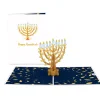 Lovepop Greeting Cards|Hanukkah 12/14|Menorah Pop-Up Card