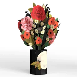 Lovepop Pop-Up Bouquets|Card & Gift Bundles|Midnight Florals Pop-Up Card & Bouquet Bundle