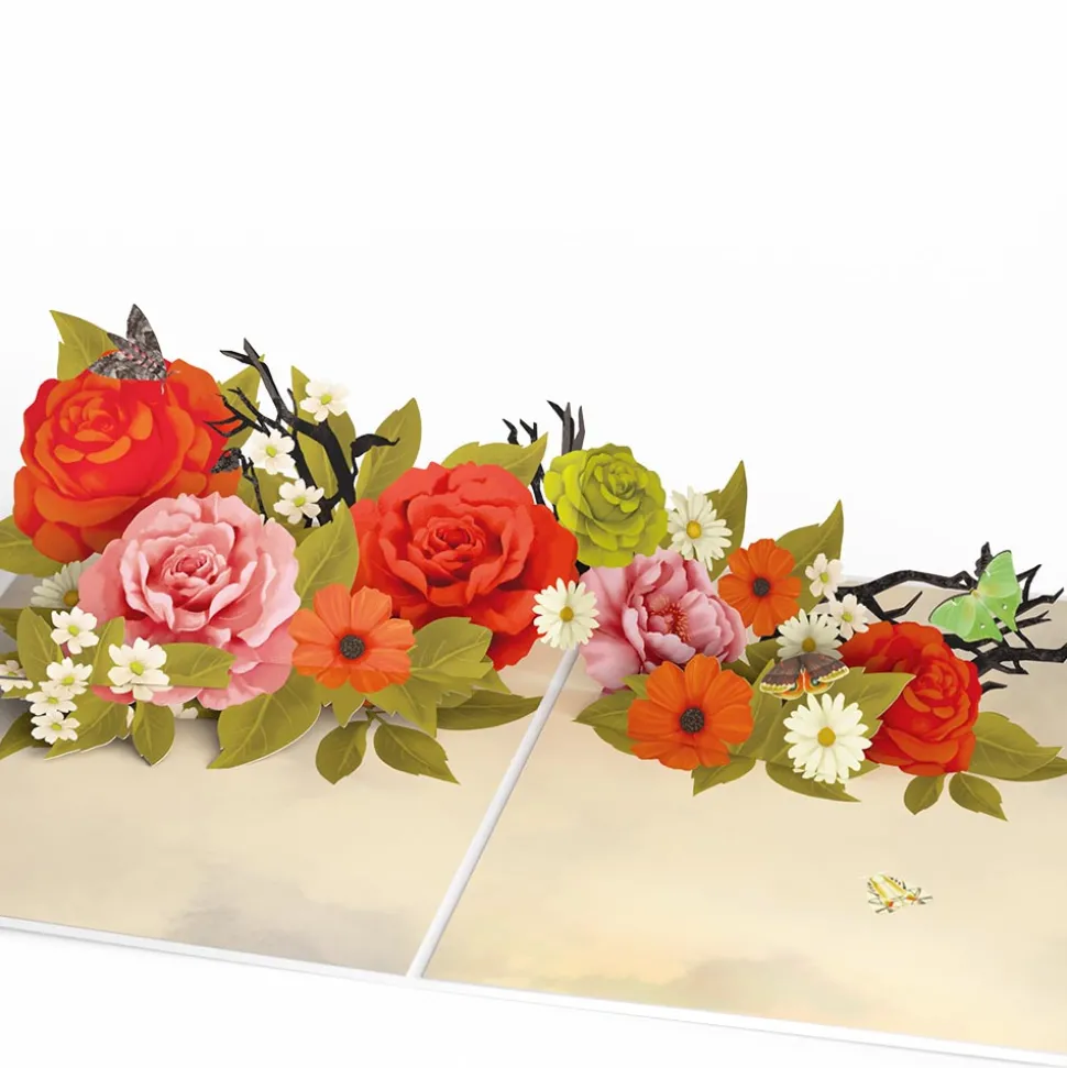 Lovepop Pop-Up Bouquets|Card & Gift Bundles|Midnight Florals Pop-Up Card & Bouquet Bundle
