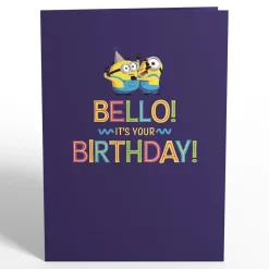 Lovepop Greeting Cards|Birthday|Minions Bello Birthday! Pop-Up Card