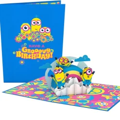 Kids Lovepop Birthday|Kids|Minions Groovy Birthday Pop-Up Card