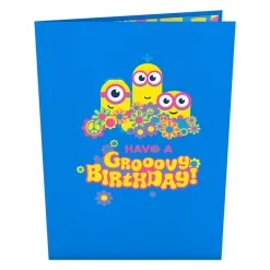 Kids Lovepop Birthday|Kids|Minions Groovy Birthday Pop-Up Card