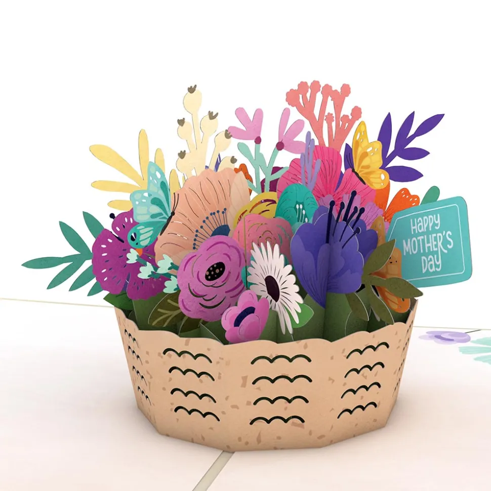 Lovepop Greeting Cards|Mother'S Day 5/11|Mother's Day Basket Pop-Up Card