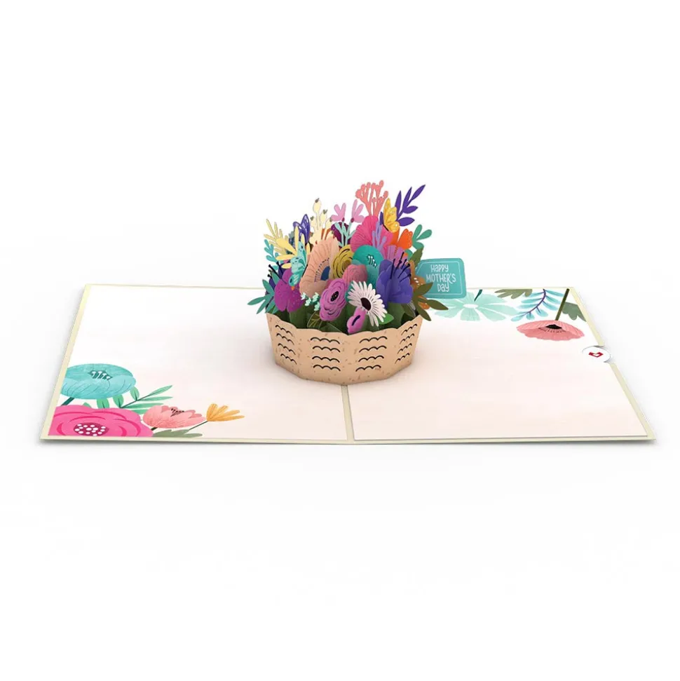 Lovepop Greeting Cards|Mother'S Day 5/11|Mother's Day Basket Pop-Up Card