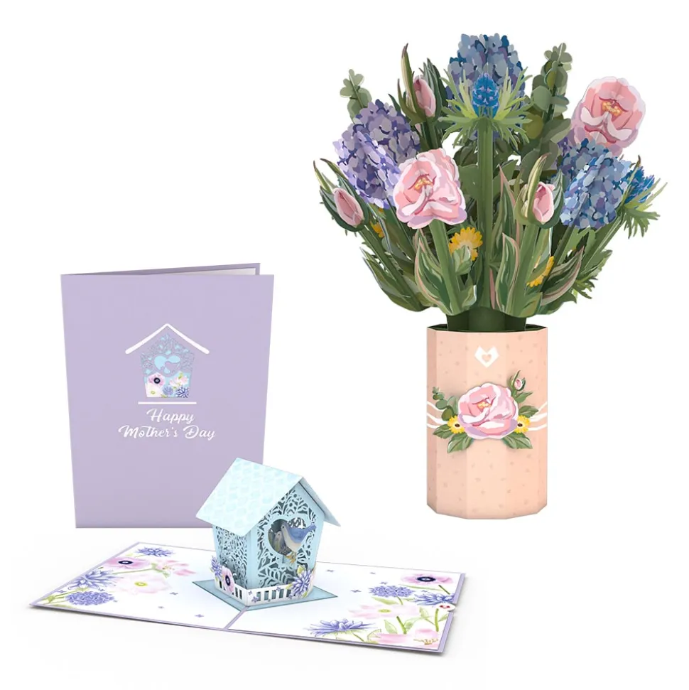 Lovepop Card & Gift Bundles|Mother'S Day 5/11|Mother’s Day Birdhouse Hydrangea Bundle