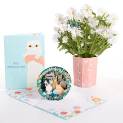 Lovepop Pop-Up Bouquets|Card & Gift Bundles|Mother's Day Cat Mom Pop-Up Card & Bouquet Bundle