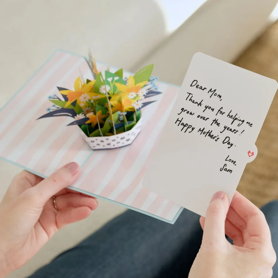 Lovepop Greeting Cards|Mother'S Day 5/11|Mother's Day Daffodil Basket Pop-Up Card
